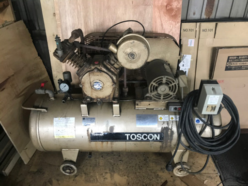 3馬力　エアーコンプレッサー  東芝