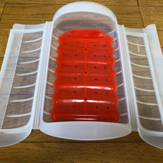 【新品】ルクエ  Lekue. スチームケース（トレー付き）