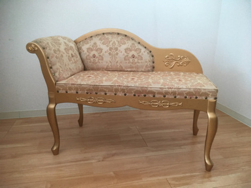 1人掛け　猫脚長椅子    (購入価格¥180,000)