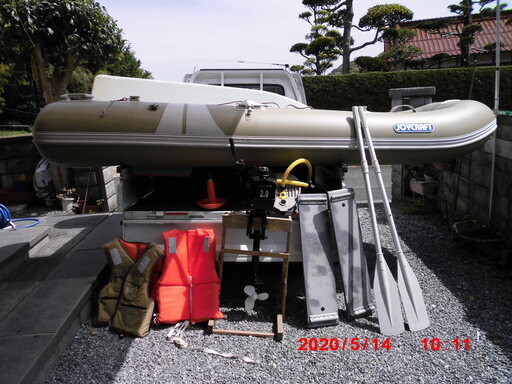 ゴムボート　ジョイクラフト　JCM-325　2馬力or8馬力