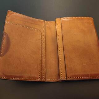 土屋鞄製作所　名刺入れ　ブラウン　ヌメ革の画像