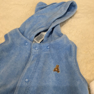 2点セット激カワ‼️baby GAP パイル地 ロンパース の画像