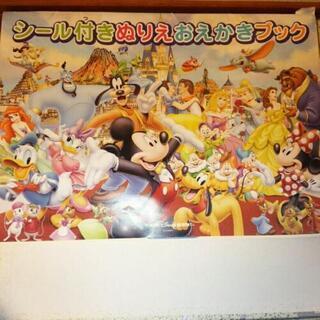 ディズニーシール付きぬりえおえかきブック＆セサミストリートシール...