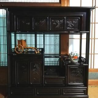 和風棚　飾り棚　収納棚