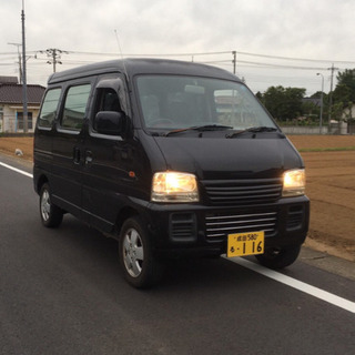 ✔️ スズキ　エブリィ 車検令4年1月 4WDターボ・ハイルーフ...