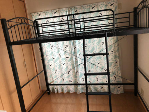 （決まりました）ロフトベッド（黒）