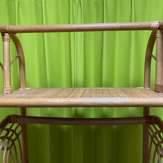 藤(ラタン)家具　衣類吊り下げ　引き出し収納