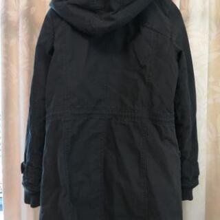 中古黒モッズコートの画像