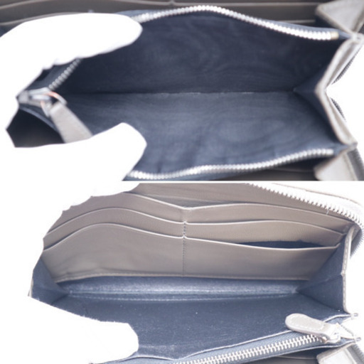 《BOTTEGA VENETA/イントレチャート ラウンドファスナー長財布》箱