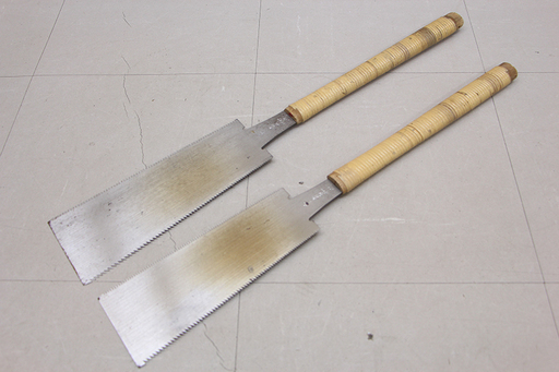 鋸 ノコギリ 2点セット 本銘 中屋貞五郎 宮大工道具 燕三条 名工(HD655wY)