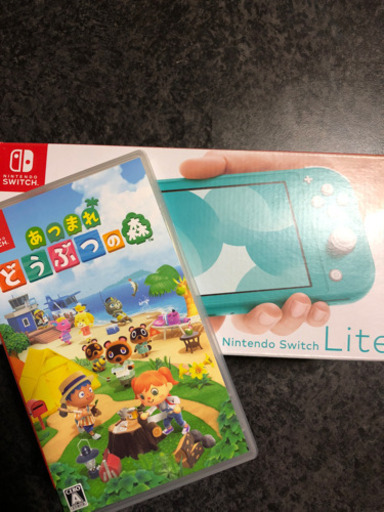✨一年保証付き 任天堂switch lite &どうぶつの森セット 大人気カラー ケース&保護フィルム付き おまけamiiboカード✨