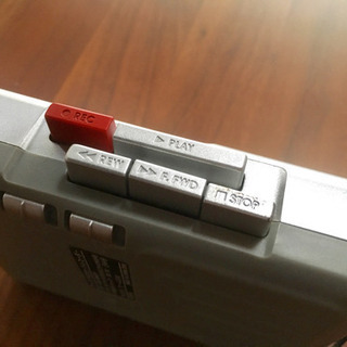 ポータブルカセットレコーダー【オーム電機】CAS-R600Y 美品の画像