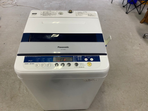 お取引決定しました。　パナソニック 洗濯機　7.0k
