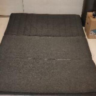 【商談中】ソファーベッド ダブルベット リクライニング機能付き