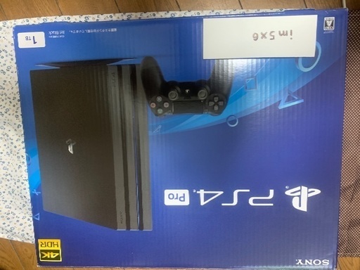 値下げ。PS4Pro。1TB。ジェットブラック中古