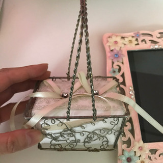 リングピロー　写真立て