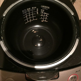 炊飯器 釜に傷ありの画像