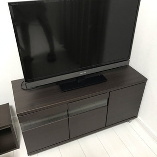 専用！テレビ台 ダークブラウンの画像