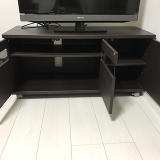 専用！テレビ台 ダークブラウンの画像