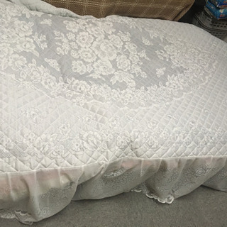 セミダブル☆ベッドカバー☆レース