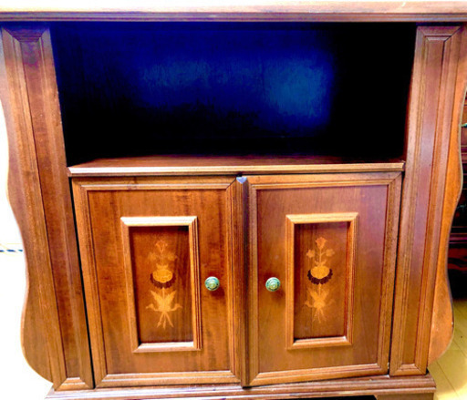 象嵌チェスト　キャスター付き