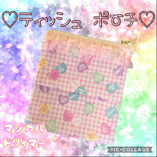 たくさん入る！ティッシュポーチ