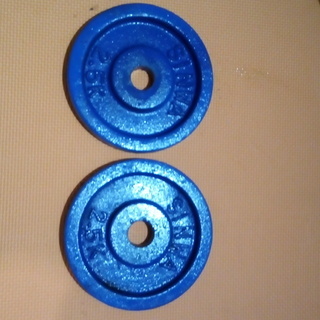 トレーニング用　バーベル2.5㎏×２　2000円(1000円×２）