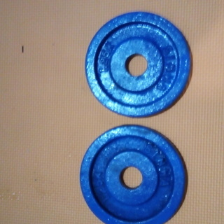 トレーニング用　バーベル1．25㎏×２　1000円(500円×２）