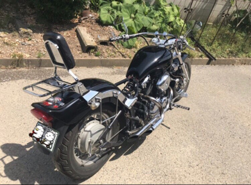 ドラッグスター400 リアフェンダー&バックレスト