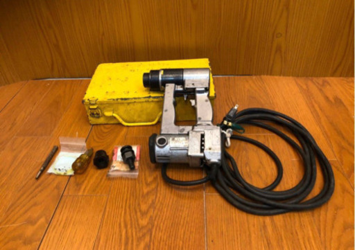 動作品 付属品あり 芝浦電動シャーレンチ LSR-16M AKARI (a332)