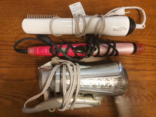 TESCOM３点セット（ヘアアイロン、ドライヤー）