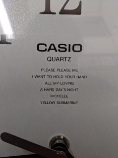 CASIOメロディー時計ビートルズ (キューピー) 手稲の生活雑貨の