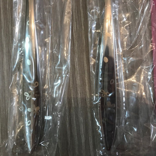 【取引中】花柄ペアカトラリー（未使用）の画像