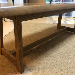 天然木 ダイニングベンチ 長椅子の画像