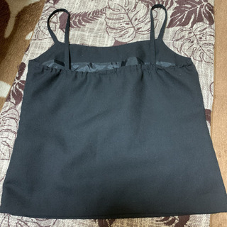 キラキラ付きキャミソール 黒　サイズMの画像