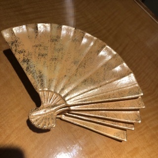 扇型　金彩　皿　5枚セット