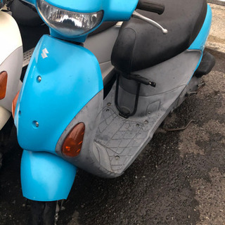 SUZUKI レッツ4 実働　スクーター原付　福岡市南区