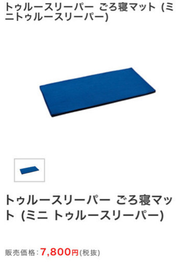 値下げしました！3000→2000【未開封】ミニトゥルースリーパー　ごろ寝マット