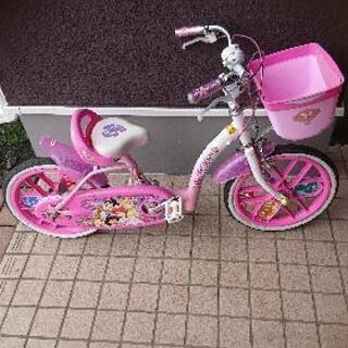 ディズニープリンセスの自転車