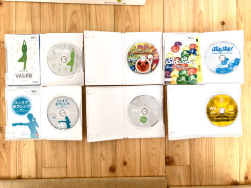 Wii &Wii Fit&太鼓の達人セット＋おまけソフト付き　本体動作確認初期化済み　値下げ‼︎