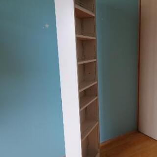 【ディノス】リバーシブル キッチンすき間収納ワゴン 奥行44cmタイプ 幅16cmの画像