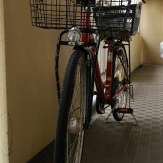 自転車　26インチ　シティサイクル　中古
の画像