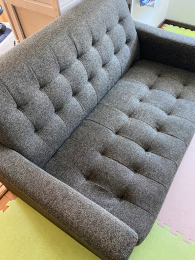 『美品！ほぼ未使用』三人がけソファー