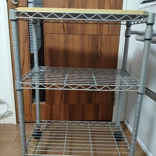 キャスター付ワゴン　キッチンワゴン