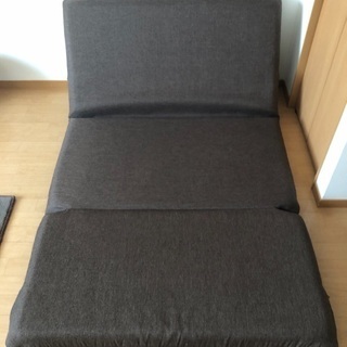 【お譲り予定の方が決まりました】ソファーベッド  ブラウンの画像