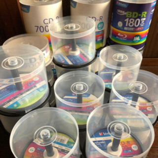 CD/DVD/BDメディア用 空スピンドルケース 50枚/…