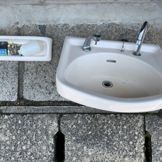 洗面台　調理場用　足踏み開栓の画像