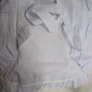 【最終処分】　未使用　割烹着　和風エプロン　刺繍柄　キッチンの画像