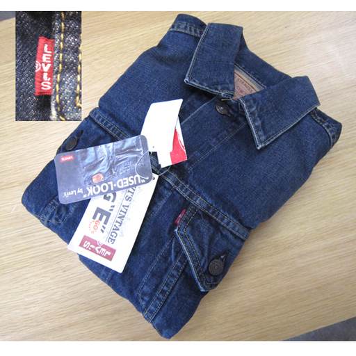 保管・未使用品 LEVI'S 60's USED LOOK 3rd Type 71557-02UD デニムジャケット 96年 日本製 BIG”E” サイズ40 デッドストック ジージャン ☆ PayPay(ペイペイ)決済可能 ☆ 札幌市 白石区 東札幌