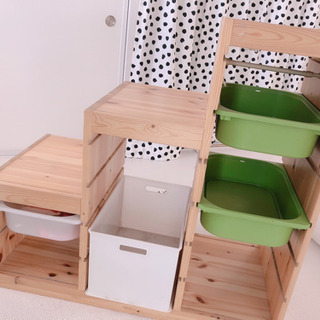 【お取引中】IKEA トロファスト　トレイ付き